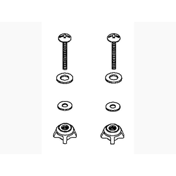 Kohler Toilet Seat Hardware Kit 1104015 Zoro